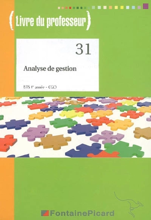 Analyse de gestion, BTS CGO 1re année : livre du professeur - Josette Benaïem