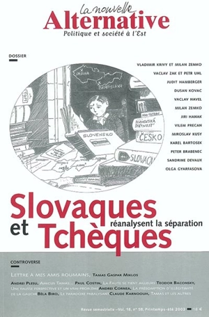 Nouvelle alternative (La), n° 58. Slovaques et Tchèques réanalysent la séparation