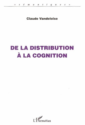 De la distribution à la cognition - Claude Vandeloise