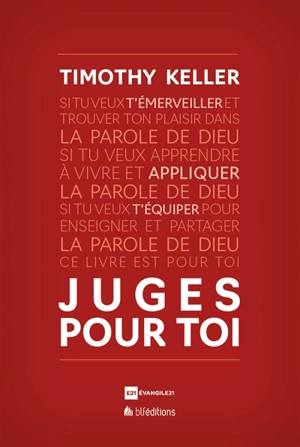 Juges pour toi - Timothy J. Keller
