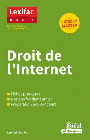 Droit de l'Internet : licence & master - Raphaël Maurel