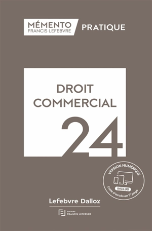 Droit commercial : 2024 - Barthélémy Mercadal