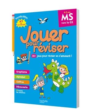 Jouer pour réviser, MS vers la GS, 4-5 ans : 80 jeux pour réviser en s'amusant ! - Michèle Lecreux