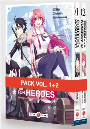 Classroom for heroes : the return of the former brave : pack vol. 1 + 2 - Shin Araki