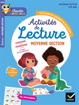 Activités de lecture pour faire mes premiers pas en lecture ! : moyenne section, 4-5 ans : conforme au programme - Albert Cohen