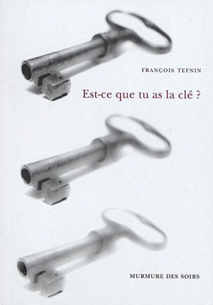 Est-ce que tu as la clé ? - François Tefnin