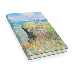 Carnet Hazan pleine toile Monet : Promenade sur la falaise