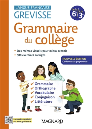 Grammaire du collège : langue française, de la 6e à la 3e - Bénédicte Gaillard