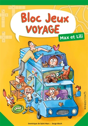 Bloc jeux Max et Lili : voyage - Dominique de Saint-Mars