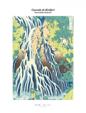 Cascade de Kirifuri - Hokusai Katsushika