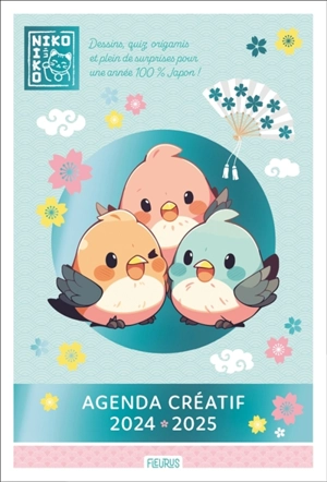 Agenda créatif 2024-2025 : Niko-Niko : dessins, quiz, origamis et plein de surprises pour une année 100 % Japon ! - Mayumi Jezewski