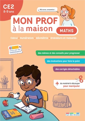 Maths CE2, 8-9 ans : calcul, numération, géométrie, grandeurs et mesures - Camille Denoël