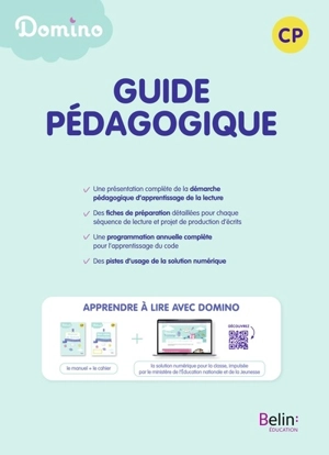 Domino : guide pédagogique, CP - Delphine Bernard