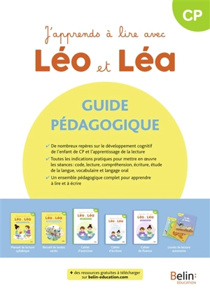 J'apprends à lire avec Léo et Léa, CP : guide pédagogique - Michelle Sommer