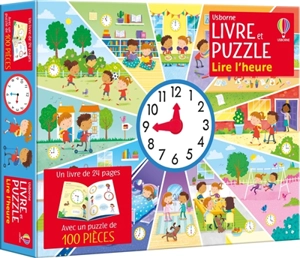 Lire l'heure : Coffret livre et puzzle : Dès 5 ans