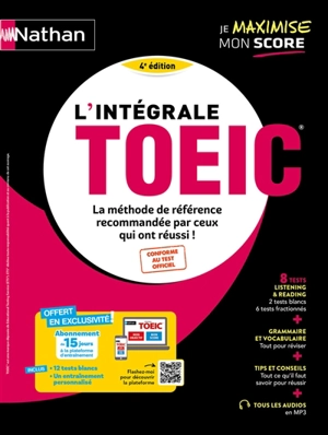 L'intégrale TOEIC : la méthode de référence recommandée par ceux qui ont réussi ! : conforme au test officiel - Serena Murdoch Stern