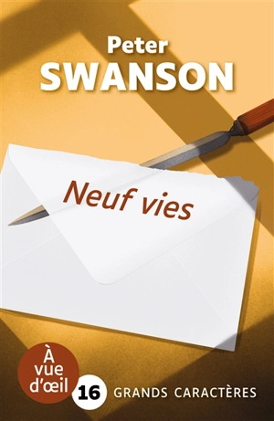 Neuf vies - Peter Swanson