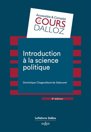 Introduction à la science politique : éléments de sociologie politique - Dominique Chagnollaud de Sabouret