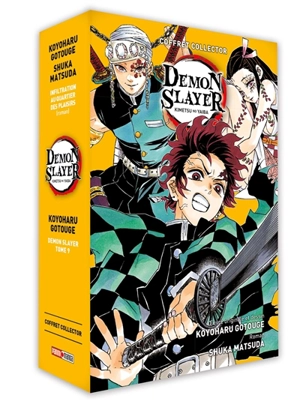 Demon slayer : Kimetsu no yaiba : coffret collector tome 9 + roman jeunesse tome 4 - Koyoharu Gotouge