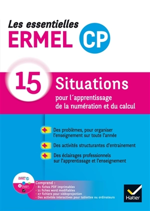 Les essentielles Ermel CP : 15 situations pour l'apprentissage de la numération et du calcul - Equipe de didactique des mathématiques (France)