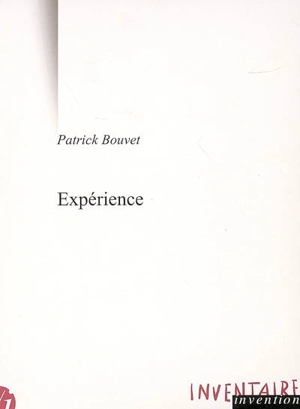 Expérience - Patrick Bouvet