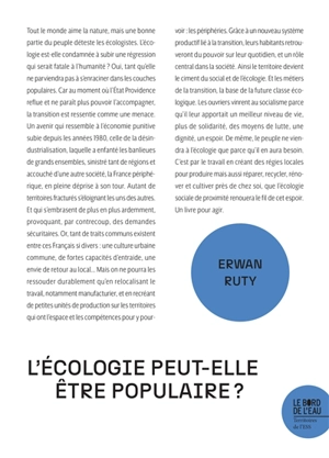 L'écologie peut-elle être populaire ? : banlieues, gilets jaunes et transition - Erwan Ruty