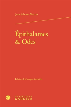 Epithalames & odes - Jean Salmon