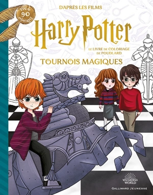 Tournois magiques : le livre de coloriage de Poudlard : d'après les films Harry Potter - Wizarding world