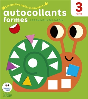 Les animaux du jardin : autocollants formes - Marion Billet