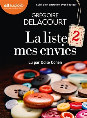 La liste 2 de mes envies - Grégoire Delacourt