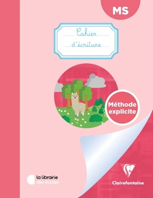 Cahier d'écriture MS : méthode explicite - Julie Rinaldi