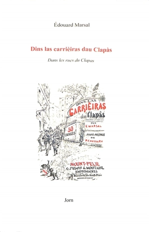 Dins las carrièiras dau Clapàs. Dans les rues du Clapas - Edouard Marsal