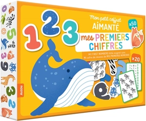 Mes premiers chiffres : mon petit coffret aimanté. My first numbers : little magnet case. Mi cofre de imanes de mis primeros numeros - Marion Blanc