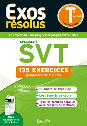 SVT spécialité terminale générale : 135 exercices progressifs et minutés : nouveau bac - Pierre Binz