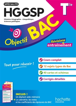 Spécialité HGGSP, histoire-géographie, géopolitique, sciences politiques terminale : révisions & entraînement - Vincent Adoumié