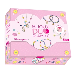 Bijoux duo d'amitié : flower power - Laëtitia Lazerges