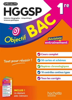 Spécialité HGGSP, histoire-géographie, géopolitique, sciences politiques 1re : révisions & entraînement - Vincent Adoumié