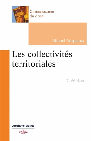 Les collectivités territoriales - Michel Verpeaux