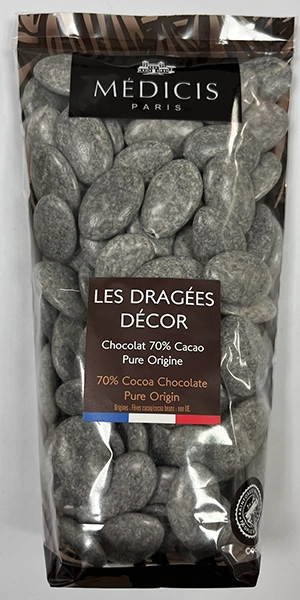 Dragées grises chocolat - 250g - Confiserie Medicis Confiserie Medicis