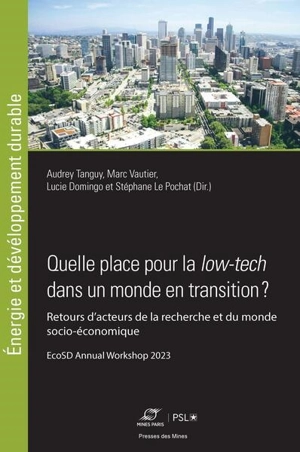 Quelle place pour la low-tech dans un monde en transition ? : retours d'acteurs de la recherche et du monde socio-économique - Réseau EcoSD (France). Annual workshop (2023)