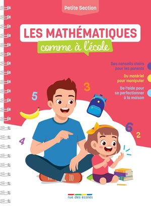 Les mathématiques comme à l'école : petite section - Céline Daubigny