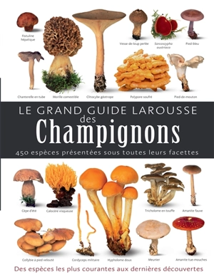 Le grand guide Larousse des champignons : 450 espèces présentées sous toutes leurs facettes : des espèces les plus courantes aux dernières découvertes - Thomas Laessöe