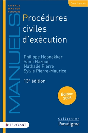 Procédures civiles d'exécution : 2025