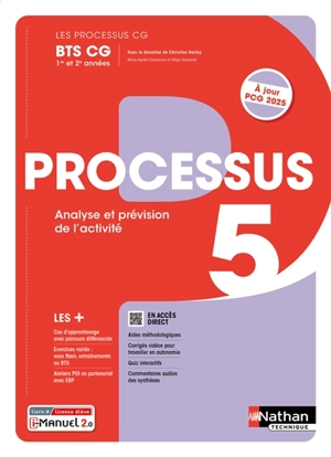 Processus 5, analyse et prévision de l'activité : BTS CG 1re et 2e années : i-manuel, livre + licence élève - Marie-Agnès Choukroun