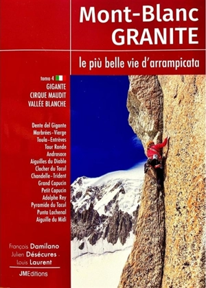 Mont-Blanc granite : le più belle vie d'arrampicata. Vol. 4. Gigante, cirque Maudit, vallée Blanche - François Damilano