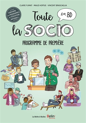 Toute la socio en BD. Programme de première - Claire Fumat