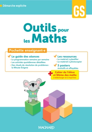 Outils pour les maths GS : pochette enseignant.e - Delphine Deschamps