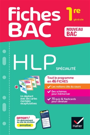 HLP spécialité, 1re générale : nouveau bac - Fabien Lamouche