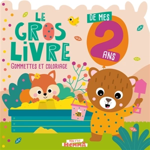 Mon P'tit Hemma : Le gros livre de mes 2 ans : Gommettes et coloriage