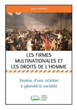 Les firmes multinationales et les droits de l'homme : genèse d'une relation à géométrie variable - Sylvie Avignon